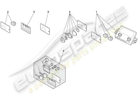 a part diagram from the Ferrari 430 parts catalogue