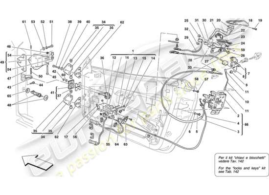 a part diagram from the Ferrari 430 parts catalogue