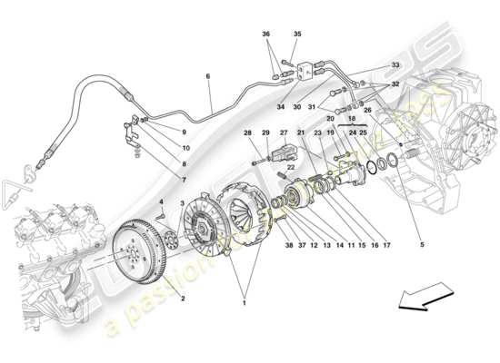 a part diagram from the Ferrari 430 parts catalogue