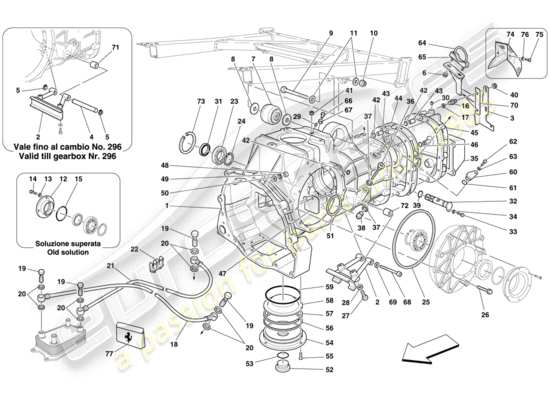 a part diagram from the Ferrari 430 parts catalogue