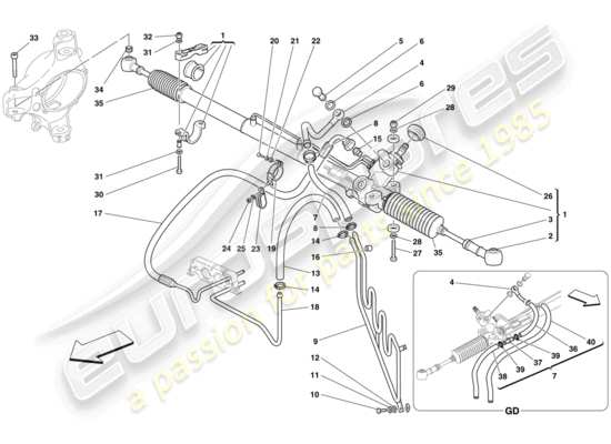 a part diagram from the Ferrari 430 parts catalogue