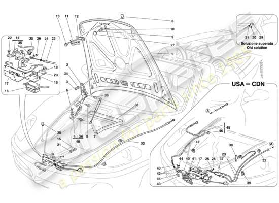 a part diagram from the Ferrari 430 parts catalogue