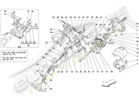 a part diagram from the Ferrari 430 parts catalogue