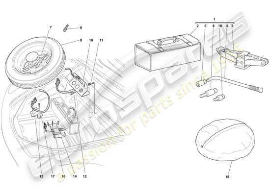 a part diagram from the Ferrari 430 parts catalogue