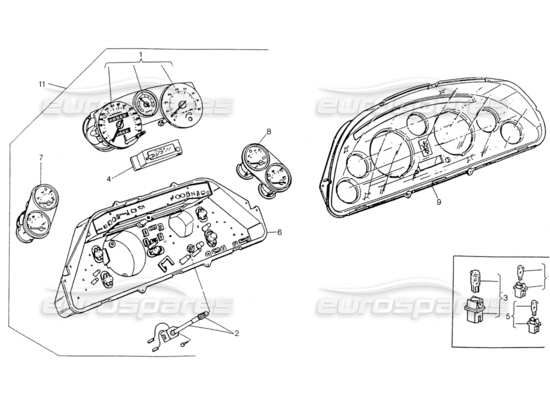 a part diagram from the Maserati Biturbo (1983-1995) parts catalogue