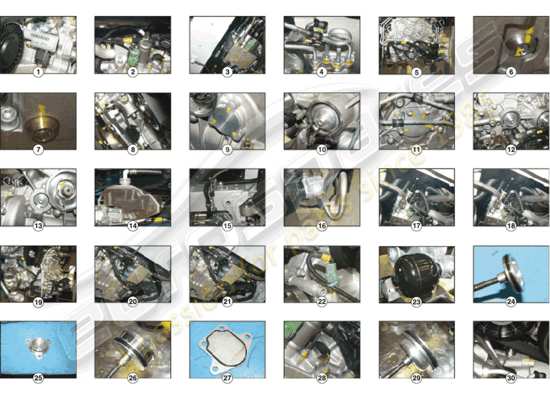 a part diagram from the Ferrari FF parts catalogue