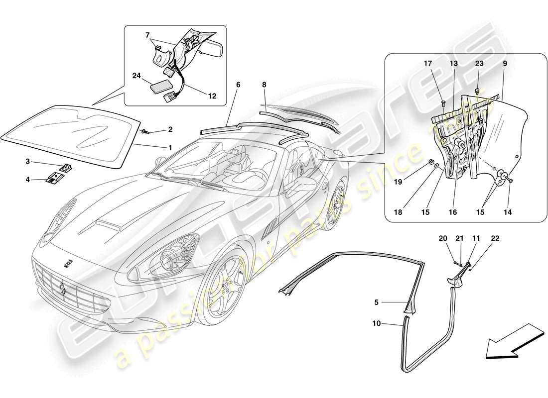 Part diagram containing part number 69754900