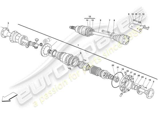 a part diagram from the Ferrari 430 parts catalogue