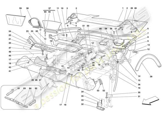 a part diagram from the Ferrari 430 parts catalogue