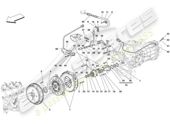 a part diagram from the Ferrari 430 parts catalogue