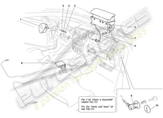 a part diagram from the Ferrari 430 parts catalogue