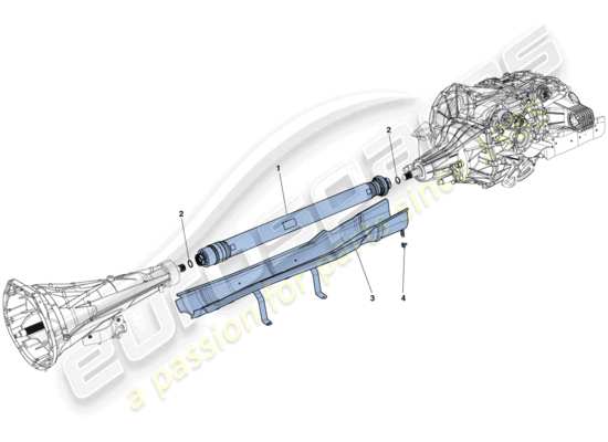 a part diagram from the Ferrari California parts catalogue