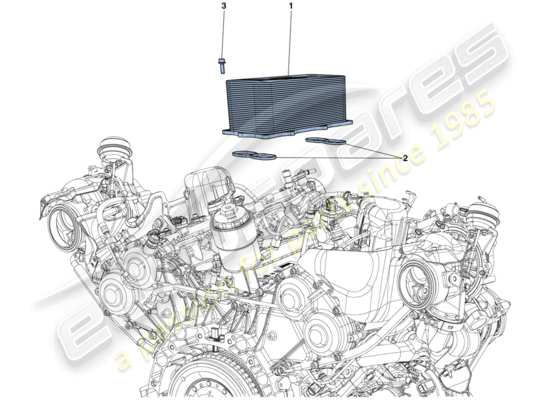 a part diagram from the Ferrari 488 parts catalogue