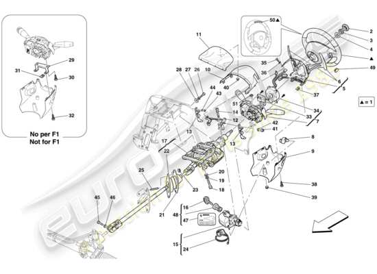 a part diagram from the Ferrari 599 parts catalogue