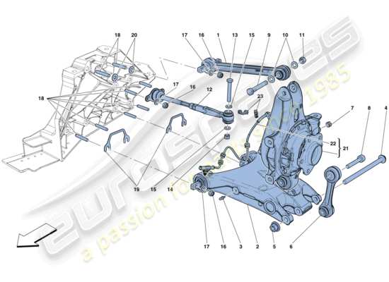 a part diagram from the Ferrari F12 parts catalogue