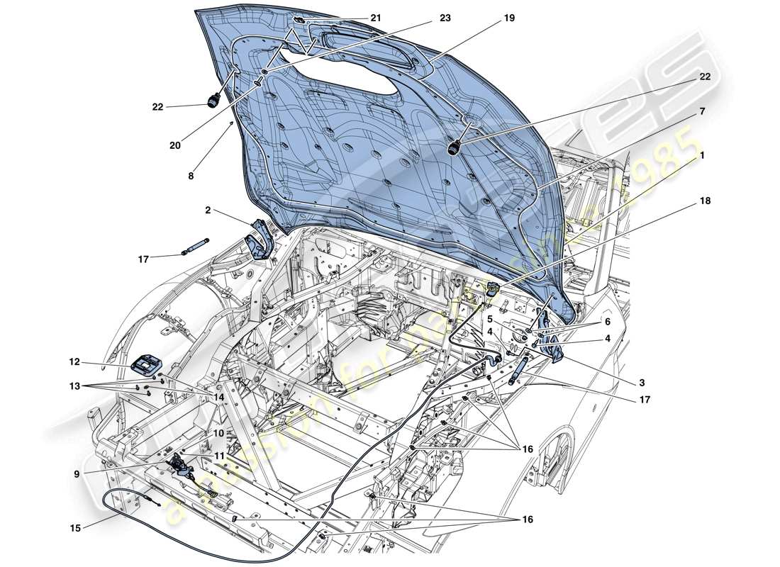 Part diagram containing part number 85163900