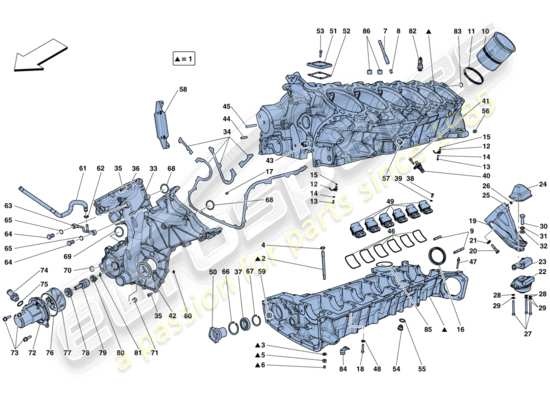 a part diagram from the Ferrari F12 parts catalogue