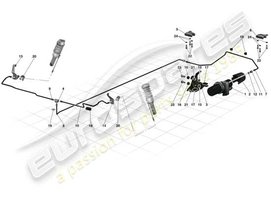 a part diagram from the Ferrari LaFerrari parts catalogue