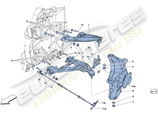 a part diagram from the Ferrari 812 parts catalogue