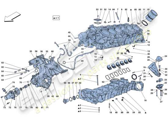 a part diagram from the Ferrari 812 parts catalogue