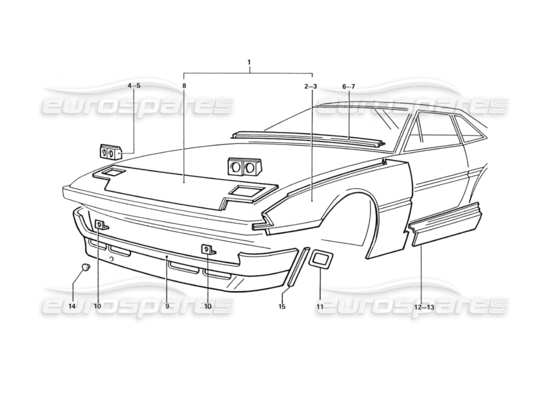 a part diagram from the Ferrari 412 parts catalogue