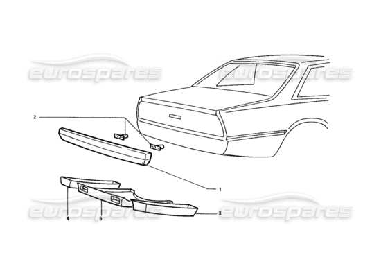 a part diagram from the Ferrari 412 parts catalogue