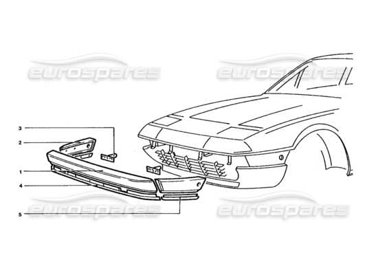 a part diagram from the Ferrari 400 parts catalogue