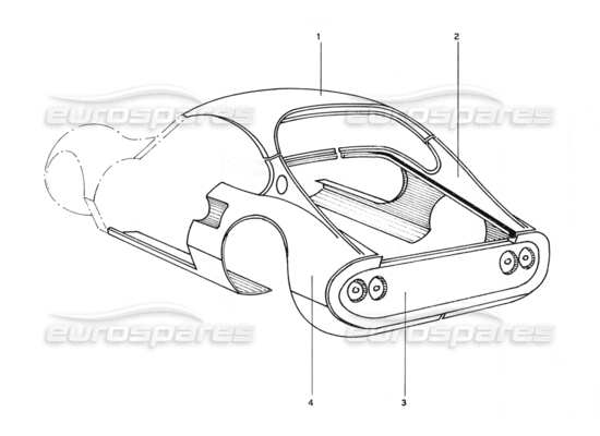 a part diagram from the Ferrari 206 parts catalogue