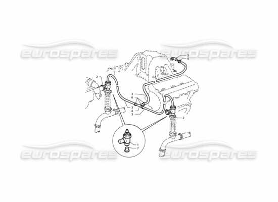 a part diagram from the Maserati Quattroporte (1996-2001) parts catalogue