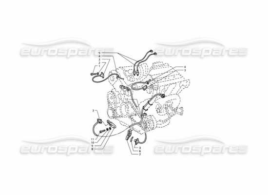 a part diagram from the Maserati Quattroporte (1996-2001) parts catalogue