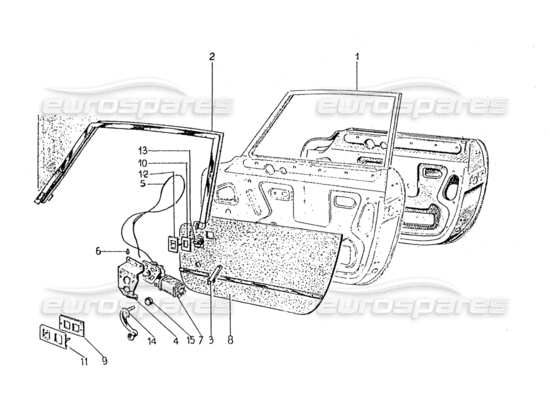 a part diagram from the Ferrari 330 and 365 parts catalogue