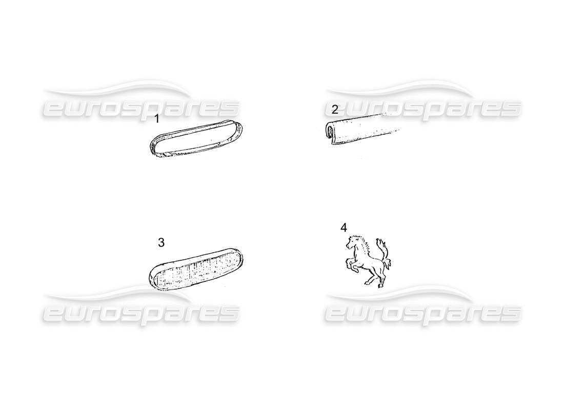 Ferrari 250 GT (Coachwork) Front Grill Parts Diagram