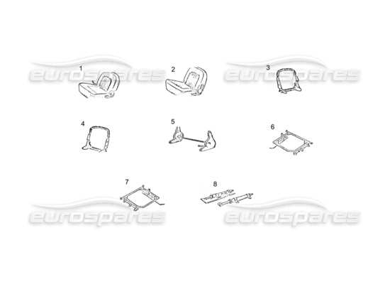 a part diagram from the Ferrari 250 parts catalogue