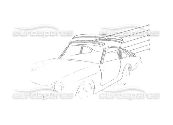 a part diagram from the Ferrari 330 and 365 parts catalogue