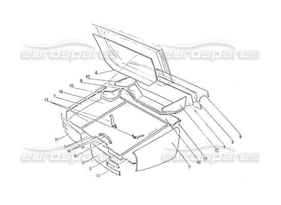 a part diagram from the Ferrari 330 and 365 parts catalogue