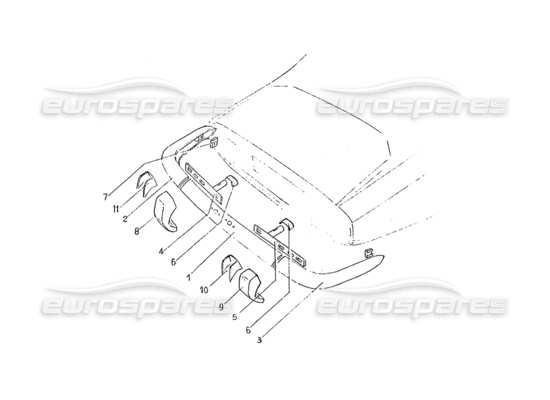 a part diagram from the Ferrari 330 and 365 parts catalogue