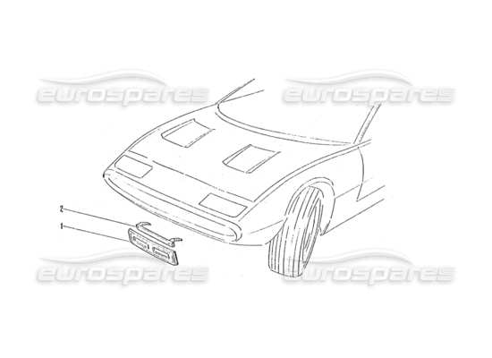 a part diagram from the Ferrari 330 and 365 parts catalogue