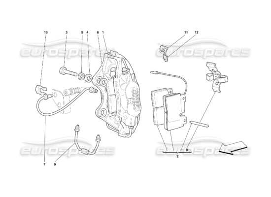 a part diagram from the Ferrari 456 parts catalogue