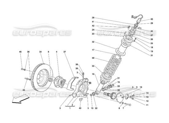 a part diagram from the Ferrari 456 parts catalogue