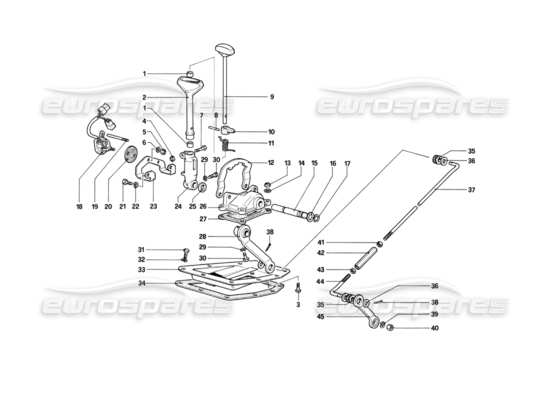 a part diagram from the Ferrari 412 parts catalogue