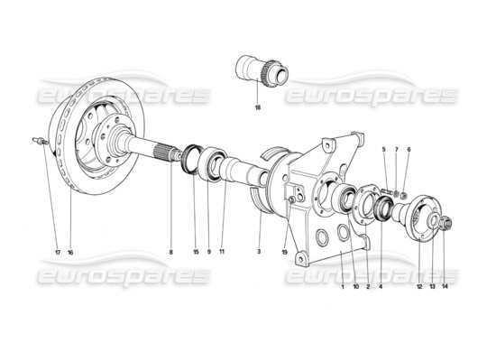 a part diagram from the Ferrari 412 parts catalogue