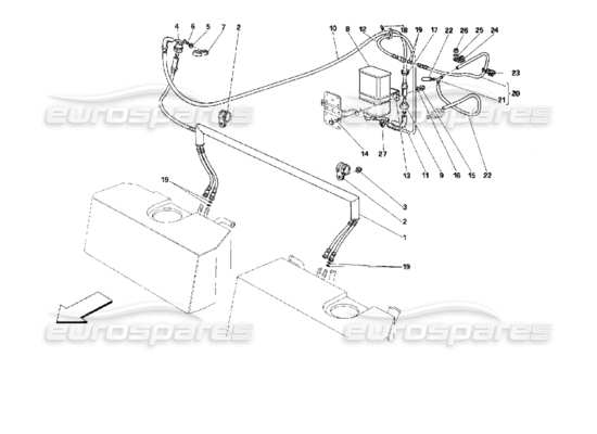 a part diagram from the Ferrari 512 parts catalogue