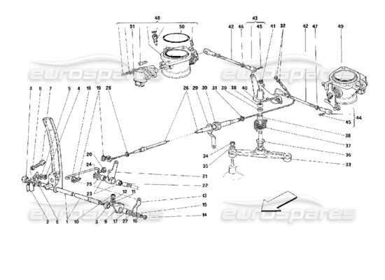 a part diagram from the Ferrari 512 parts catalogue