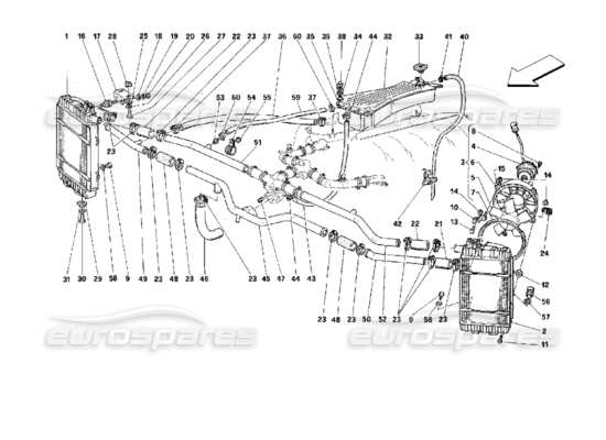 a part diagram from the Ferrari 512 parts catalogue