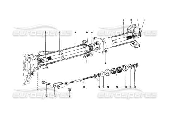 a part diagram from the Ferrari 400 parts catalogue