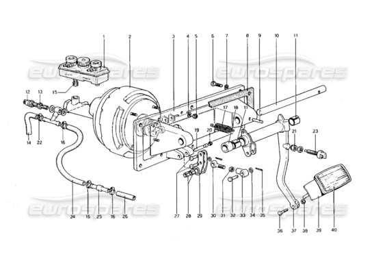 a part diagram from the Ferrari 400 parts catalogue