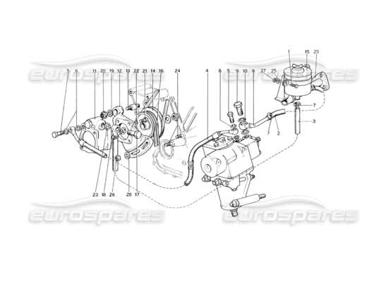 a part diagram from the Ferrari 400 parts catalogue