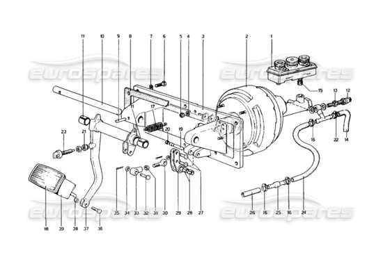 a part diagram from the Ferrari 400 parts catalogue