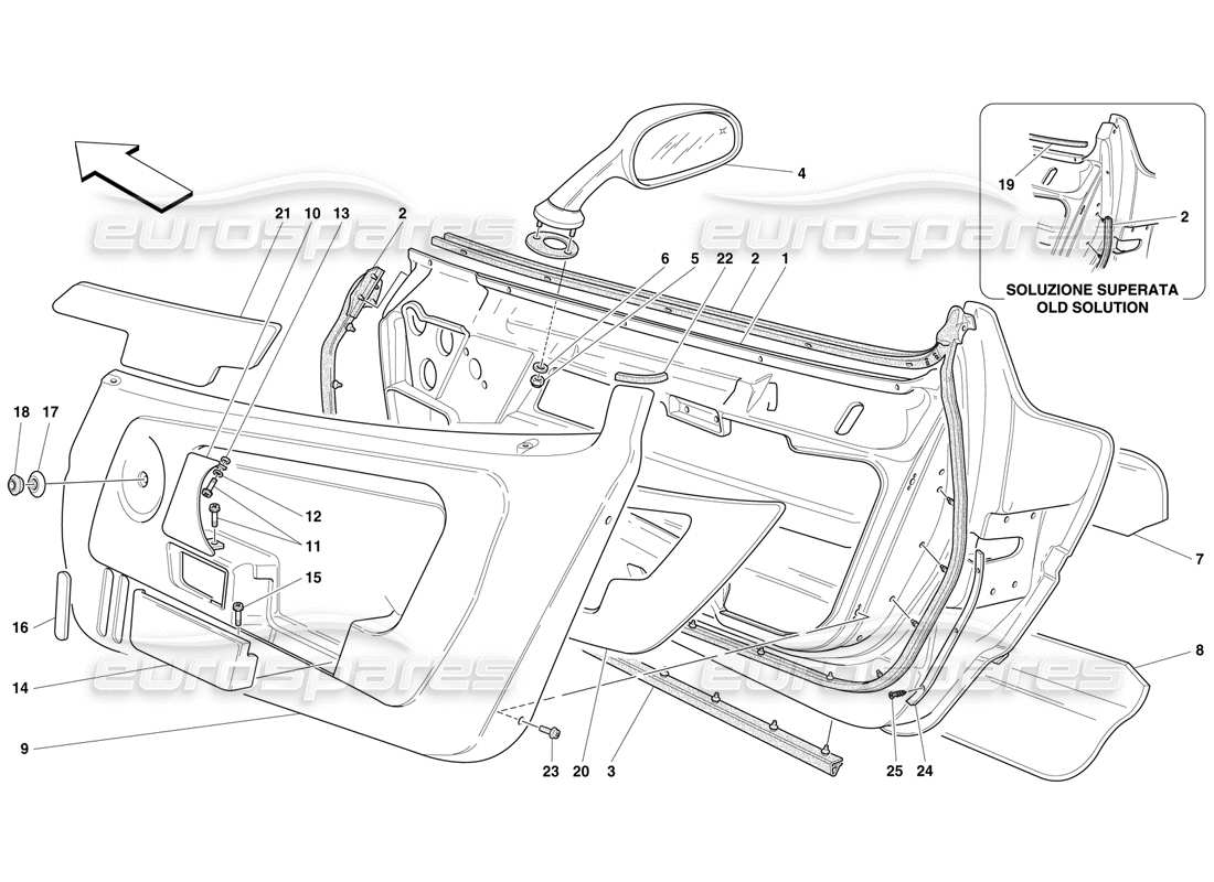 Part diagram containing part number 64694710