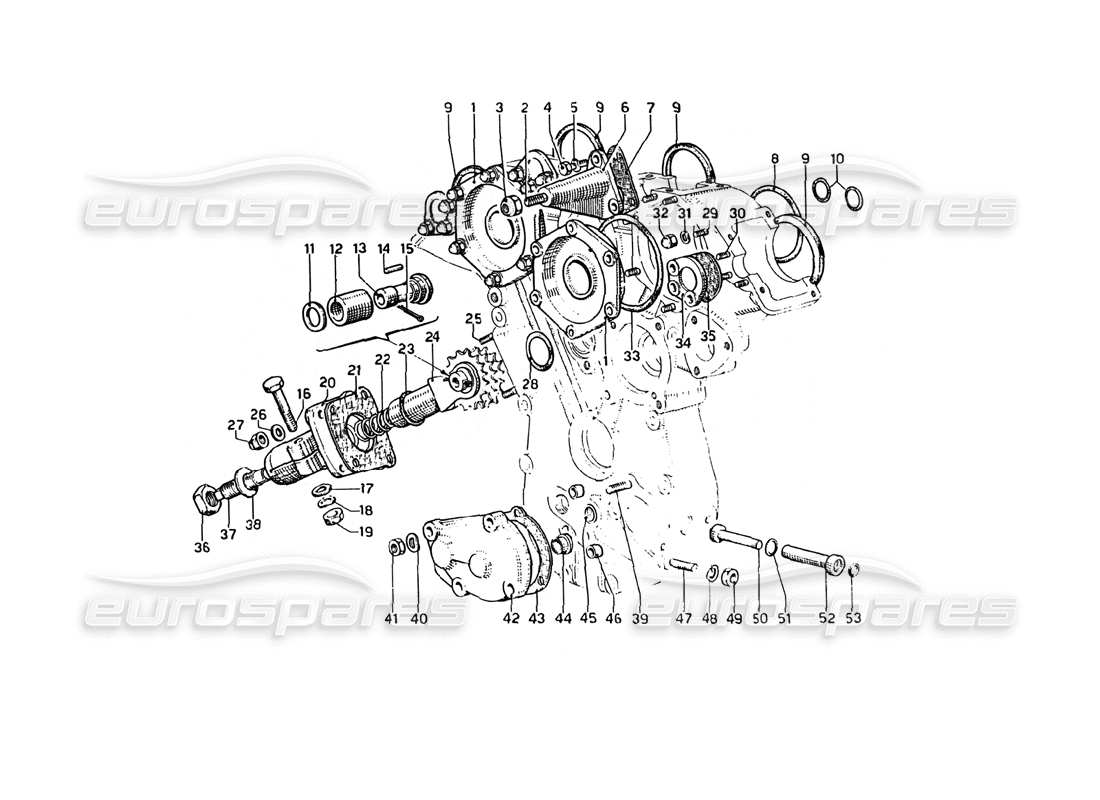 Ferrari 275 GTB4 Timing - Accessories Parts Diagram